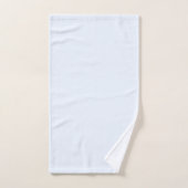 Blauw Zacht Wit Pastel Effen Kleur Bad Handdoek (Handdoek)