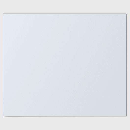 Blauw Zacht Wit Pastel Effen Kleur Cadeaupapier (Vlak)