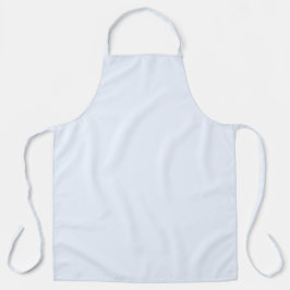 Blauw Zacht Wit Pastel Effen Kleur Schort