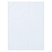 Blauw Zacht Wit Pastel Effen Kleur Tafelkleed (Voorkant)