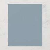 Blauw Zakelijk Logo QR Code Sjabloon Flyer (Achterkant)