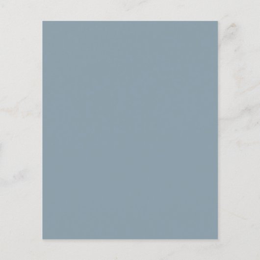 Blauw Zakelijk Logo QR Code Sjabloon Flyer (Achterkant)