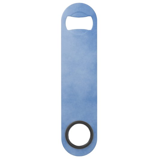 Blauw zal je perkament wegblazen speed flessenopener (Achterkant)