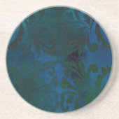 blauw zandsteen onderzetter (Voorkant)