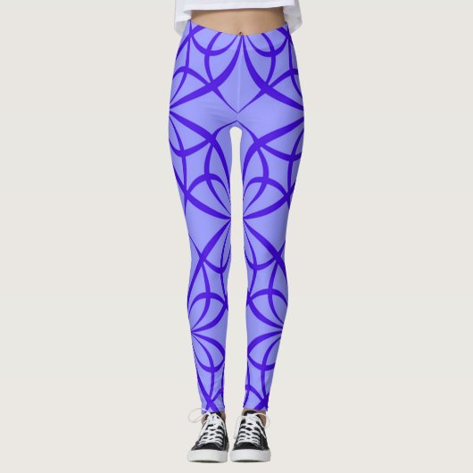 Blauw | Zazzle_Growshop. Leggings (Voorkant)