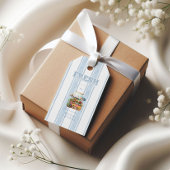 Blauw Ze is van de Markt Bruidsfeest Cadeaulabel