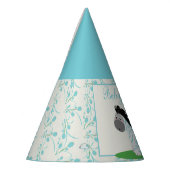 Blauw Zebra Baby shower Partij Pet Feesthoedjes (Links)