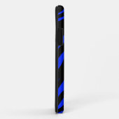 blauw zebra Case-Mate iPhone case (Achterkant/rechts)