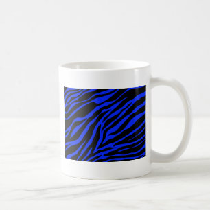 blauw zebra koffiemok