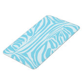 Blauw Zebra Patroon Magneet (Linkerzijde)