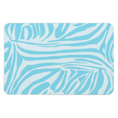 Blauw Zebra Patroon Magneet (Horizontaal)