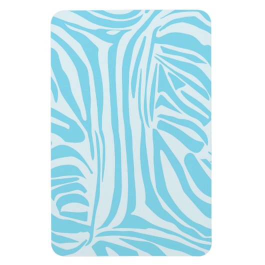Blauw Zebra Patroon Magneet (Verticaal)