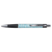 Blauw Zebra Patroon Pen (Achterkant)