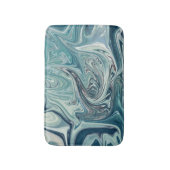 Blauw Zee Abstract schilderen Badmat (Voorkant Verticaal)