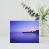 Blauw Zee Briefkaart (Staand voorkant)