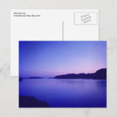 Blauw Zee Briefkaart (Voorkant / Achterkant)
