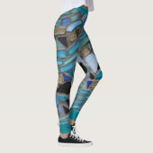 Blauw Zee Glass Mosaic Leggings (Rechts)