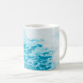 Blauw zee koffiemok (Voorkant rechts)
