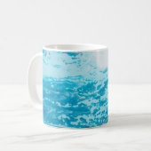 Blauw zee koffiemok (Voorkant links)