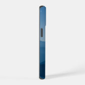 Blauw Zee Landschap iPhone 15 Case (Rechterkant)