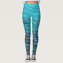 Blauw zee leggings