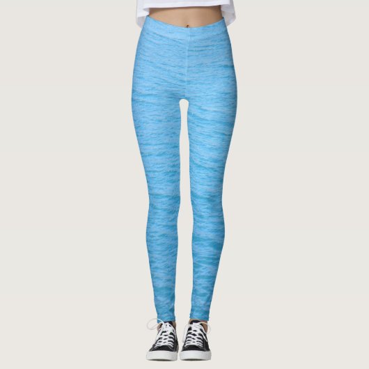 Blauw zee leggings (Voorkant)