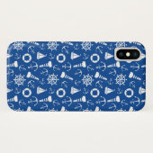 Blauw Zee Patroon Case-Mate iPhone Case (Achterkant (horizontaal))