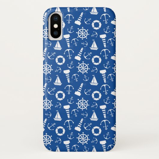 Blauw Zee Patroon Case-Mate iPhone Case (Achterkant)