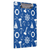 Blauw Zee Patroon Klembord (Rechts)