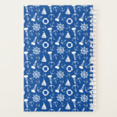 Blauw Zee Patroon Planner (Achterkant)