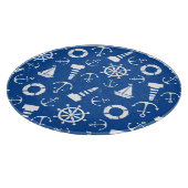 Blauw Zee Patroon Snijplank (Hoek)