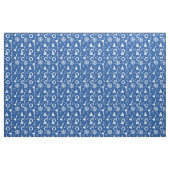 Blauw Zee Patroon Stof (Fat Quarter)