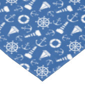 Blauw Zee Patroon Tafelkleed (Gekanteld)