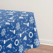 Blauw Zee Patroon Tafelkleed (Voorbeeld)