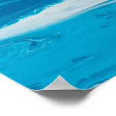 Blauw zee poster (Hoek)