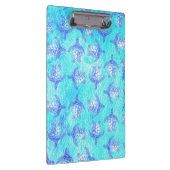Blauw Zee schildpad Print Klembord (Rechts)