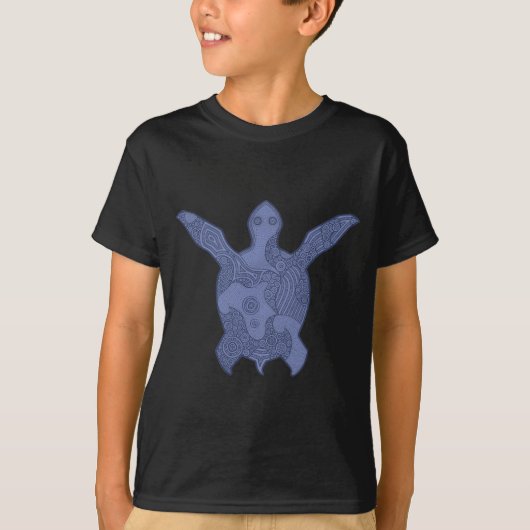 Blauw Zee Shirt (Voorkant)