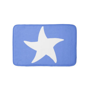 Blauw Zee Star Bathroom Mat