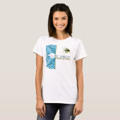 Blauw Zee T-shirt (Voorkant volledig)
