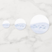 Blauw zee vis jongen 2e verjaardagsfeestje confett confetti (Voorkanten)