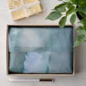 BLAUW ZEE WAARIN OP DE DAG VAN EEN SUMMER WORDT GE TISSUEPAPIER (Geschenk)