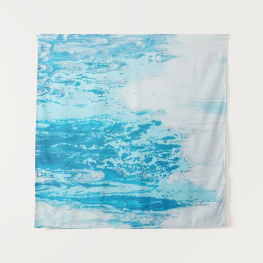 Blauw zee wandkleed (Voorkant)