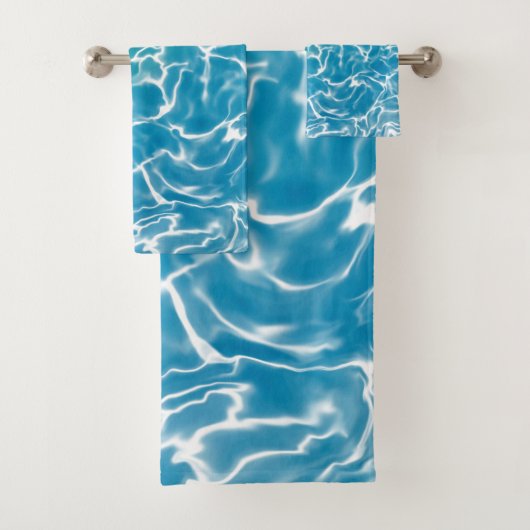 Blauw Zee Water Bad Handdoek (Insitu)