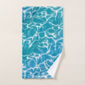 Blauw Zee Water Bad Handdoek (Handdoek)
