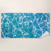 Blauw Zee Water * Beach Towel * Strandlaken (Voorkant)