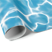 Blauw zee Water Cadeaupapier (Rol Hoek)