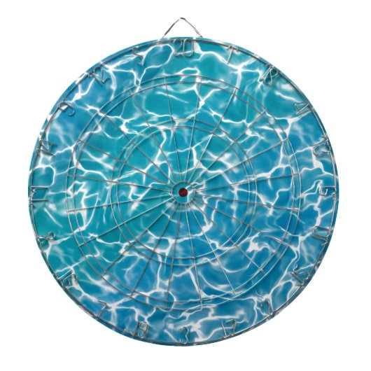 Blauw Zee Water Dartbord (Voorkant)