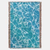 Blauw Zee Water Deken (Voorkant Verticaal)