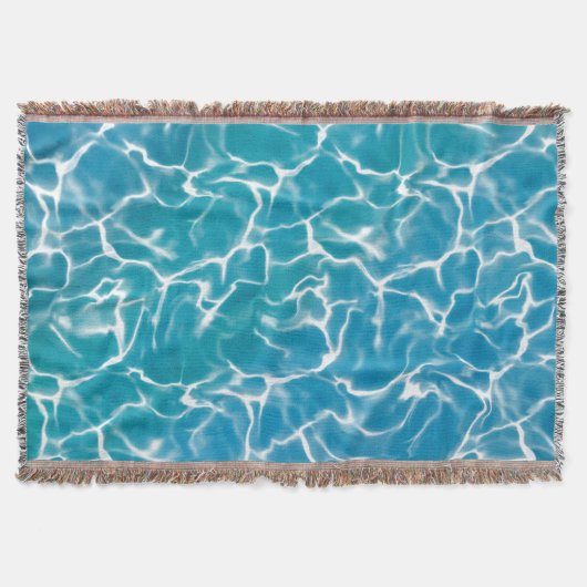 Blauw Zee Water Deken (Voorkant)