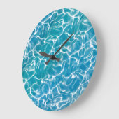 Blauw Zee Water Grote Klok (Hoek)